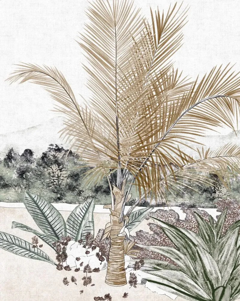 Wallpaper - Custom wall decor - EDEN - LGD01 DECOR MURAL SUR MESURE