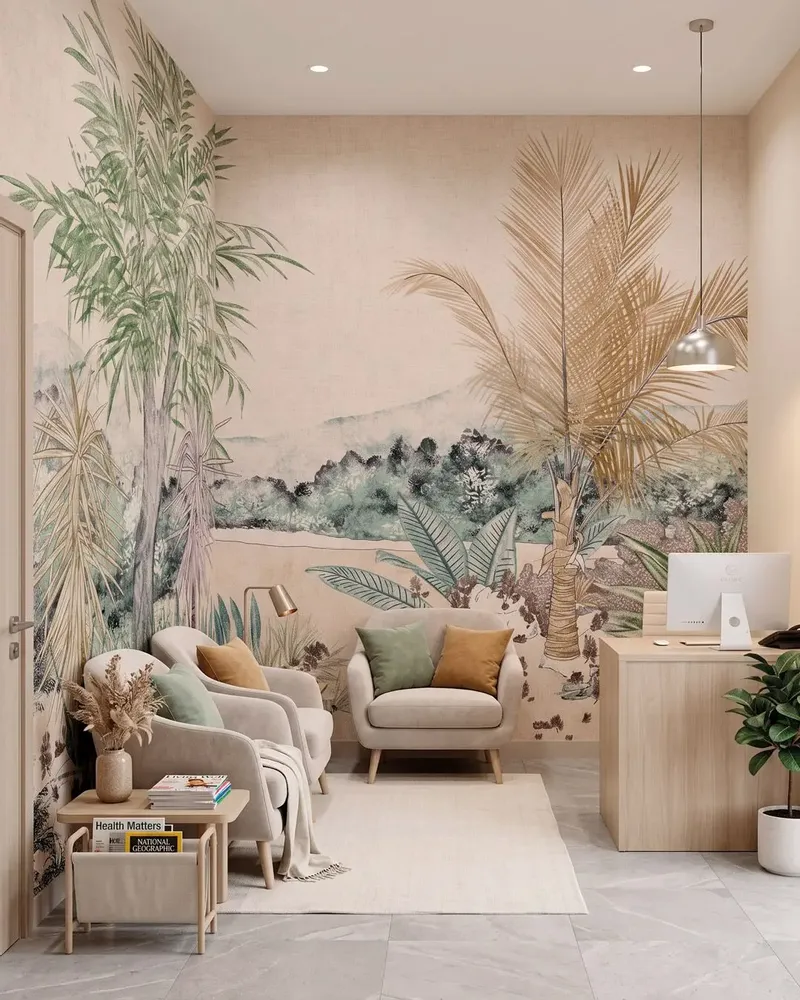 Wallpaper - Custom wall decor - EDEN - LGD01 DECOR MURAL SUR MESURE