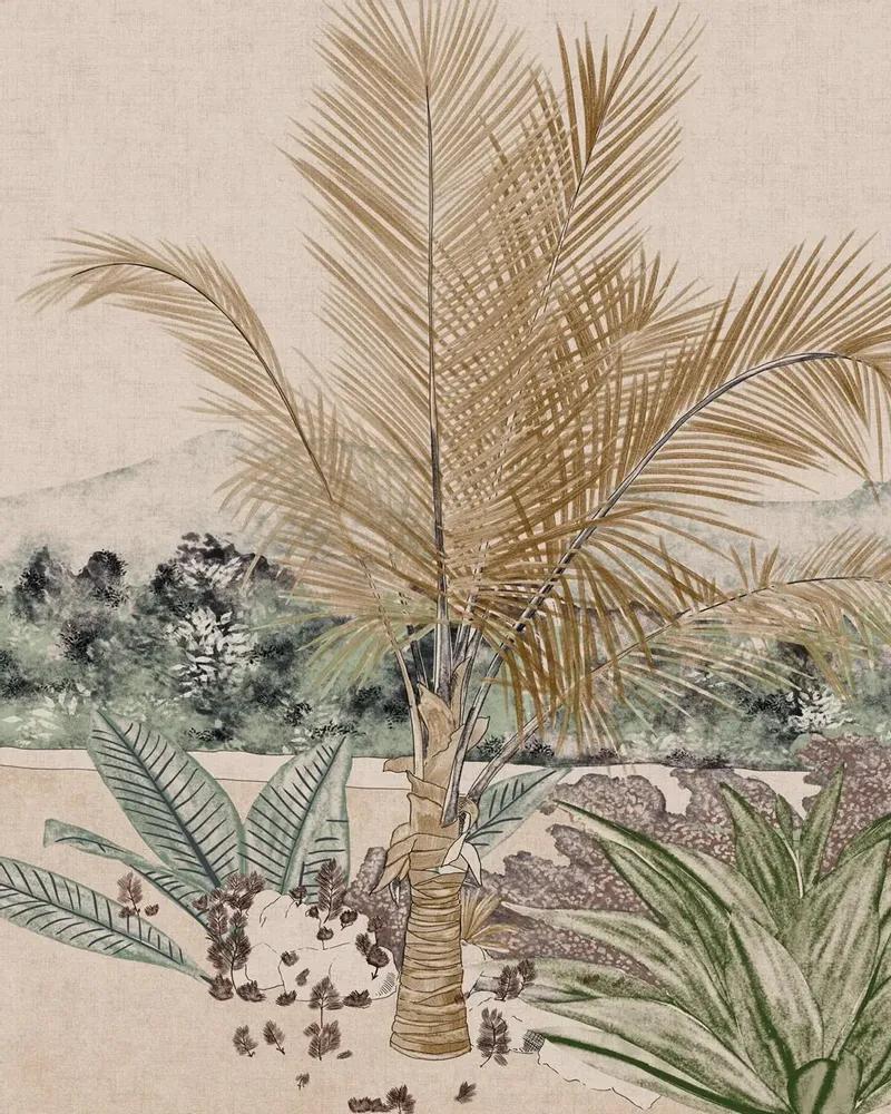 Wallpaper - Custom wall decor - EDEN - LGD01 DECOR MURAL SUR MESURE