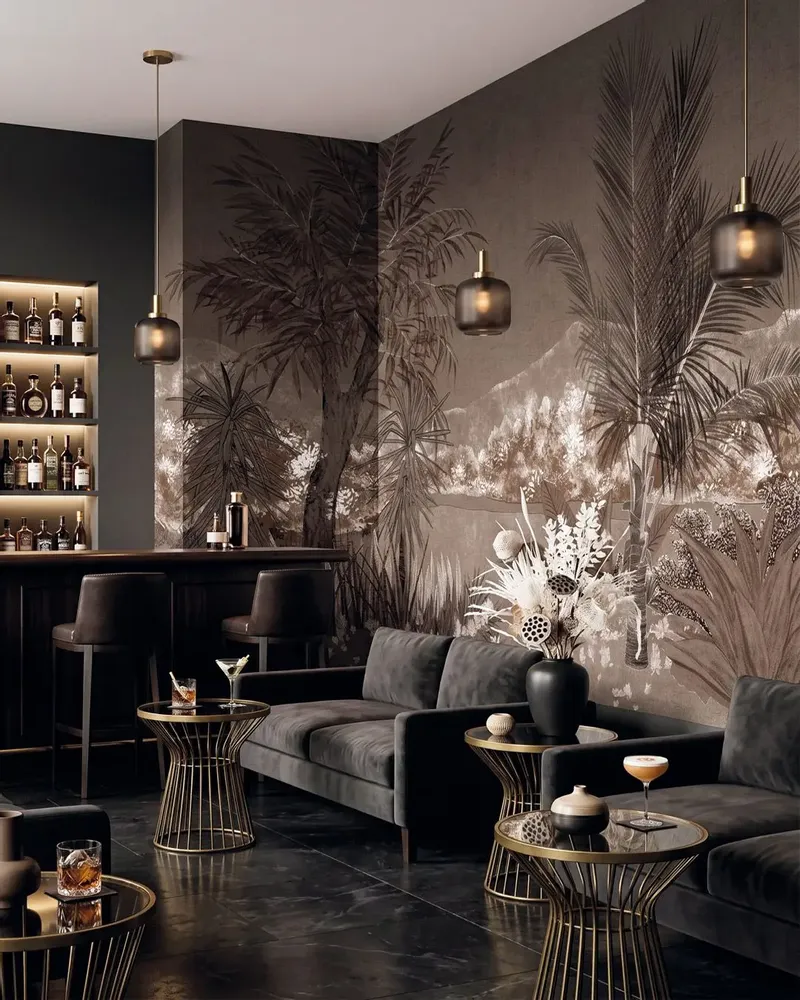 Wallpaper - Custom wall decor - EDEN - LGD01 DECOR MURAL SUR MESURE