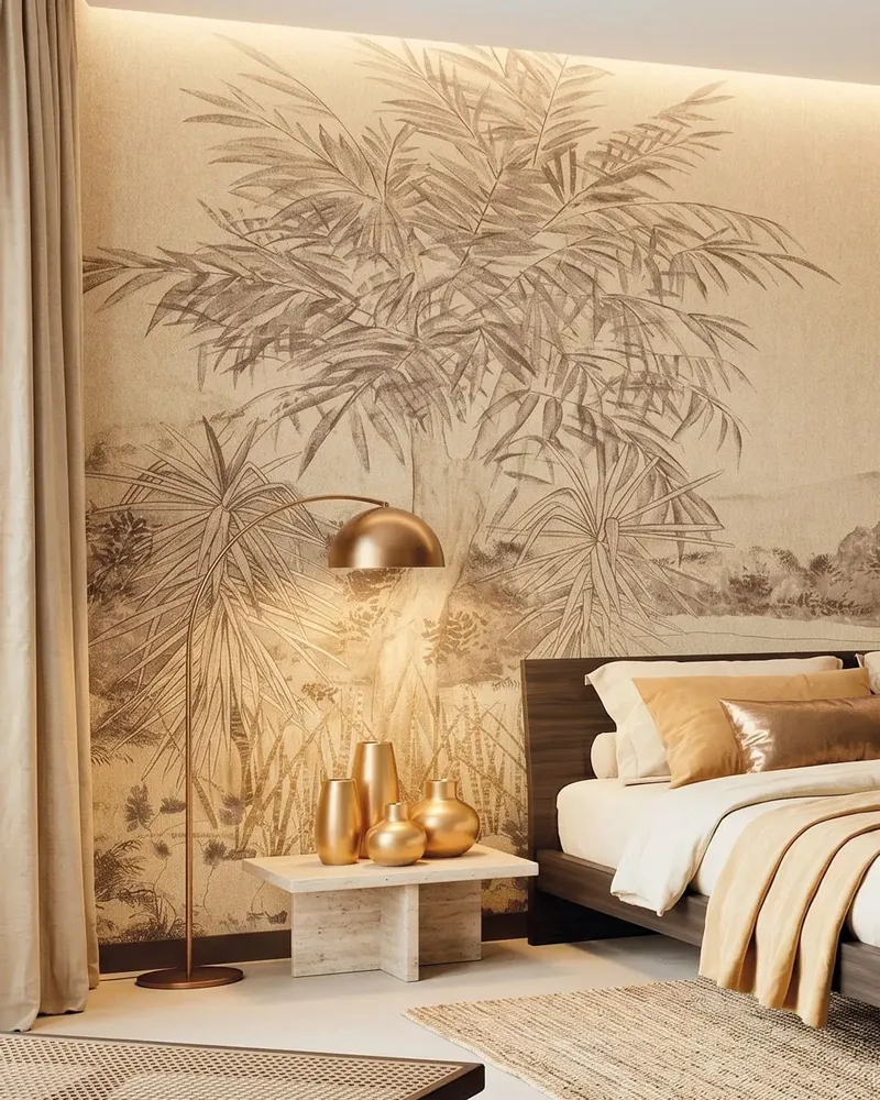Wallpaper - Custom wall decor - BRUYAGE - LGD01 DECOR MURAL SUR MESURE
