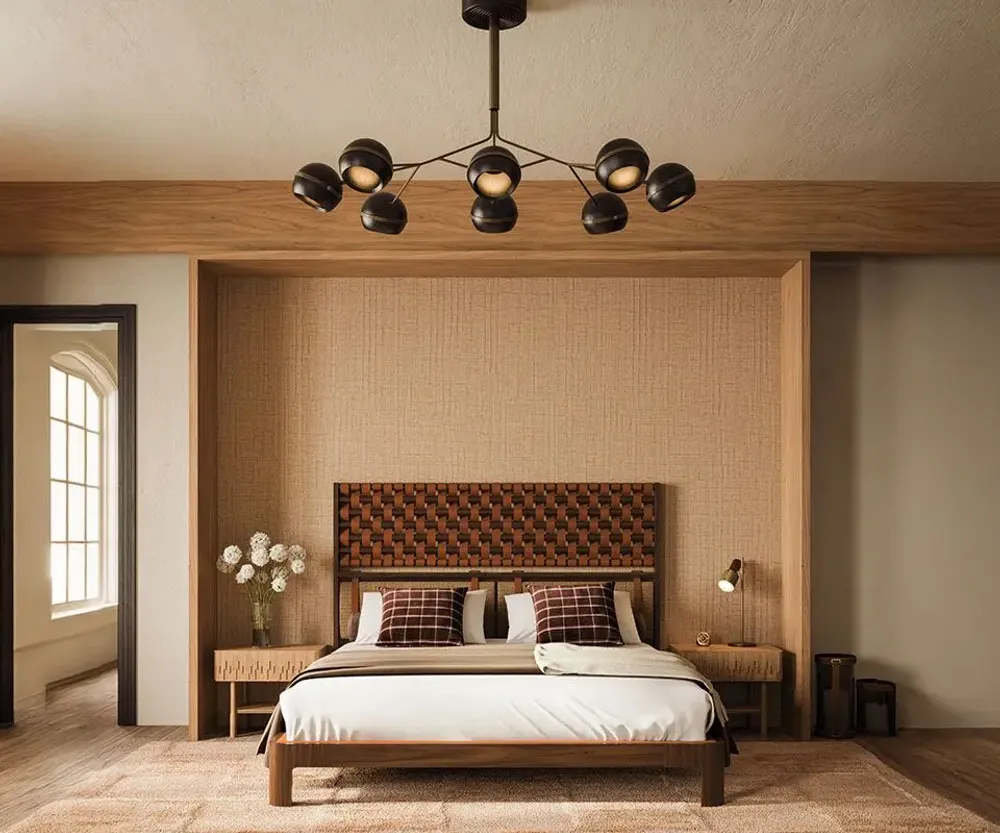 Plafonniers - Fleming Suspension Lamp Handmade by Wood Tailors Club - WOOD TAILORS CLUB