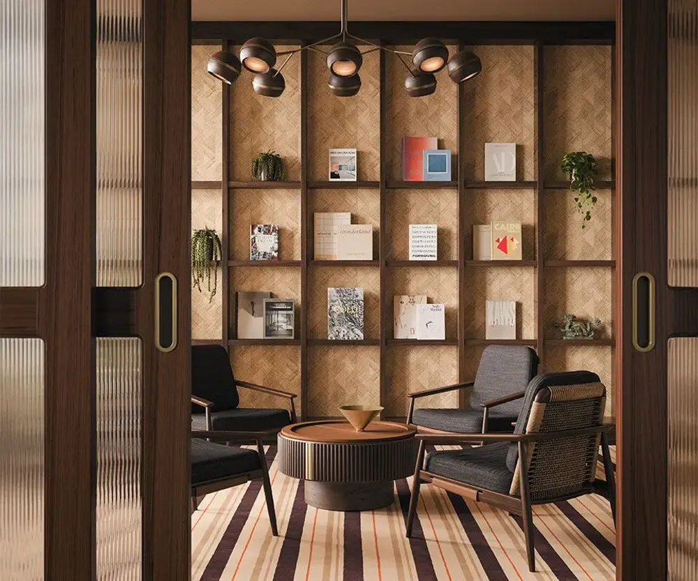 Plafonniers - Fleming Suspension Lamp Handmade by Wood Tailors Club - WOOD TAILORS CLUB
