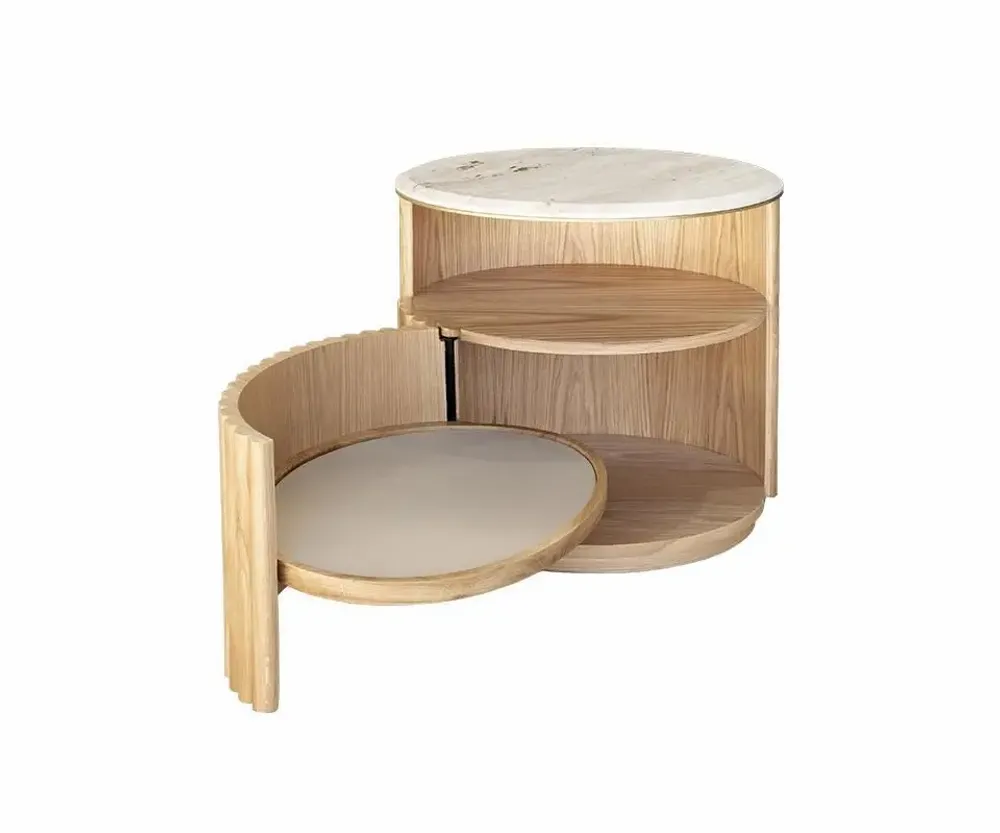 Night tables - Herbert Nightstand Handmade by Wood Tailors Club - WOOD TAILORS CLUB