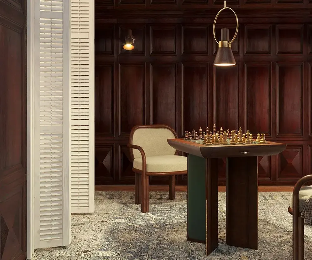 Autres tables  - Howard Chess Table Handmade by Wood Tailors Club - WOOD TAILORS CLUB