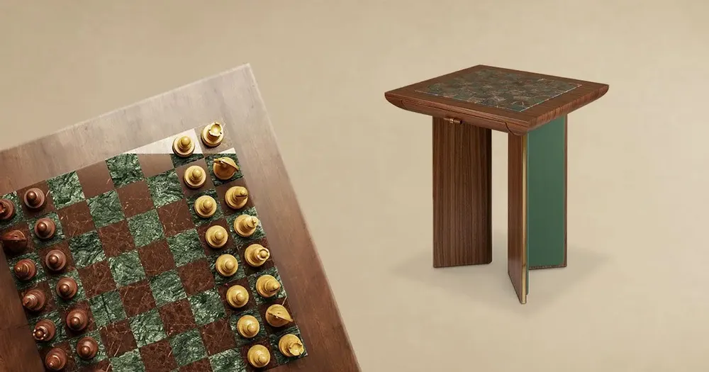 Autres tables  - Howard Chess Table Handmade by Wood Tailors Club - WOOD TAILORS CLUB