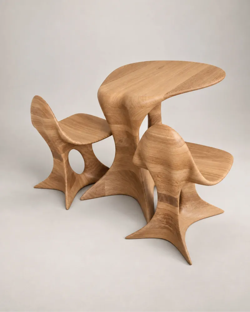 Tables basses - Collection Aphrodite | Série d’Ensembles Exclusifs | Chêne Massif - NEXART