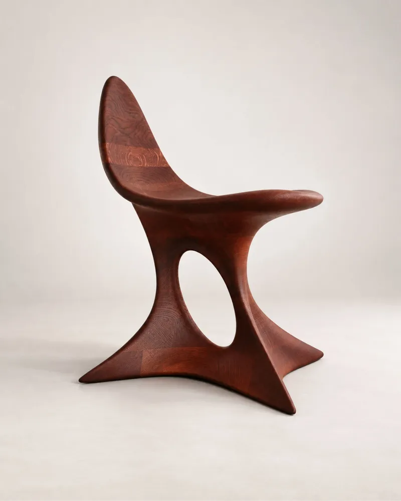 Chaises - Aphrodite | Fauteuil Premium Sculpté | Chêne Européen Massif - NEXART
