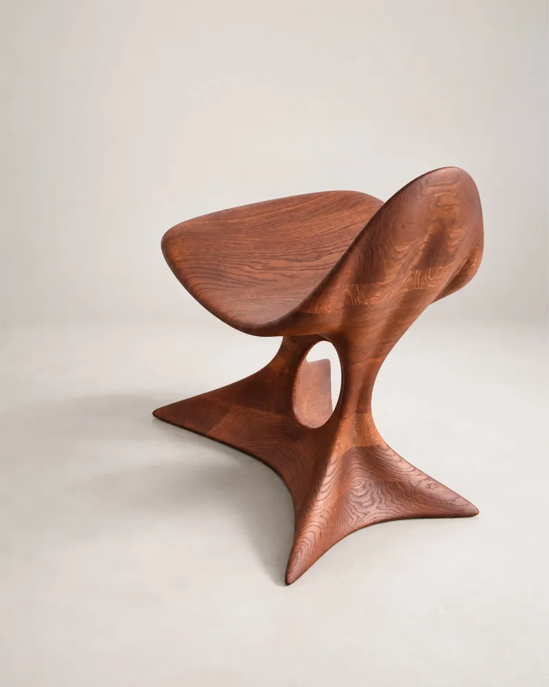 Chaises - Aphrodite | Fauteuil Premium Sculpté | Chêne Européen Massif - NEXART
