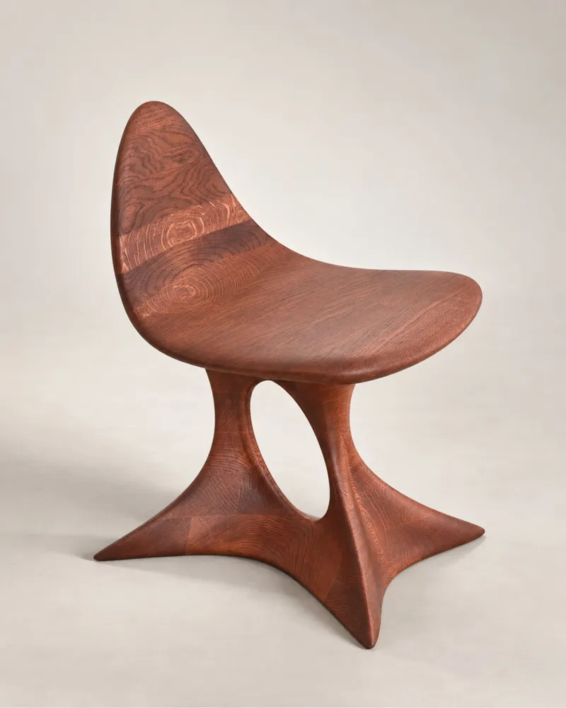 Chaises - Aphrodite | Fauteuil Premium Sculpté | Chêne Européen Massif - NEXART