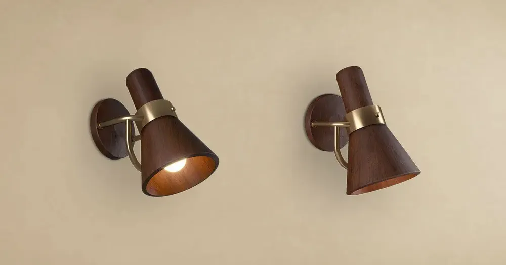 Plafonniers - Humphry Wall Lamp Handmade by Wood Tailors Club - WOOD TAILORS CLUB
