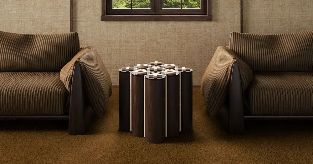 Autres tables  - Kensington Tic-Tac-Toe Table Handmade by Wood Tailors Club - WOOD TAILORS CLUB