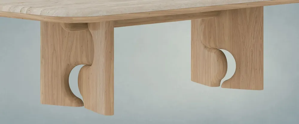 Dining Tables - Portman Dining Set Handmade by Wood Tailors Club - WOOD TAILORS CLUB