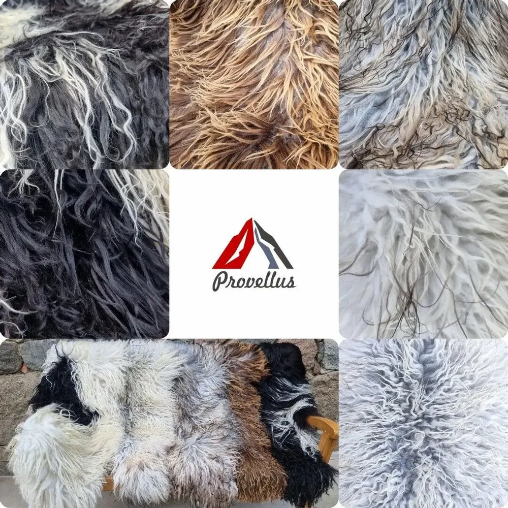 Objets de décoration - Peaux de mouton islandaises bouclées — Vente en gros B2B - PROVELLUS SHEEPSKIN PRODUCER