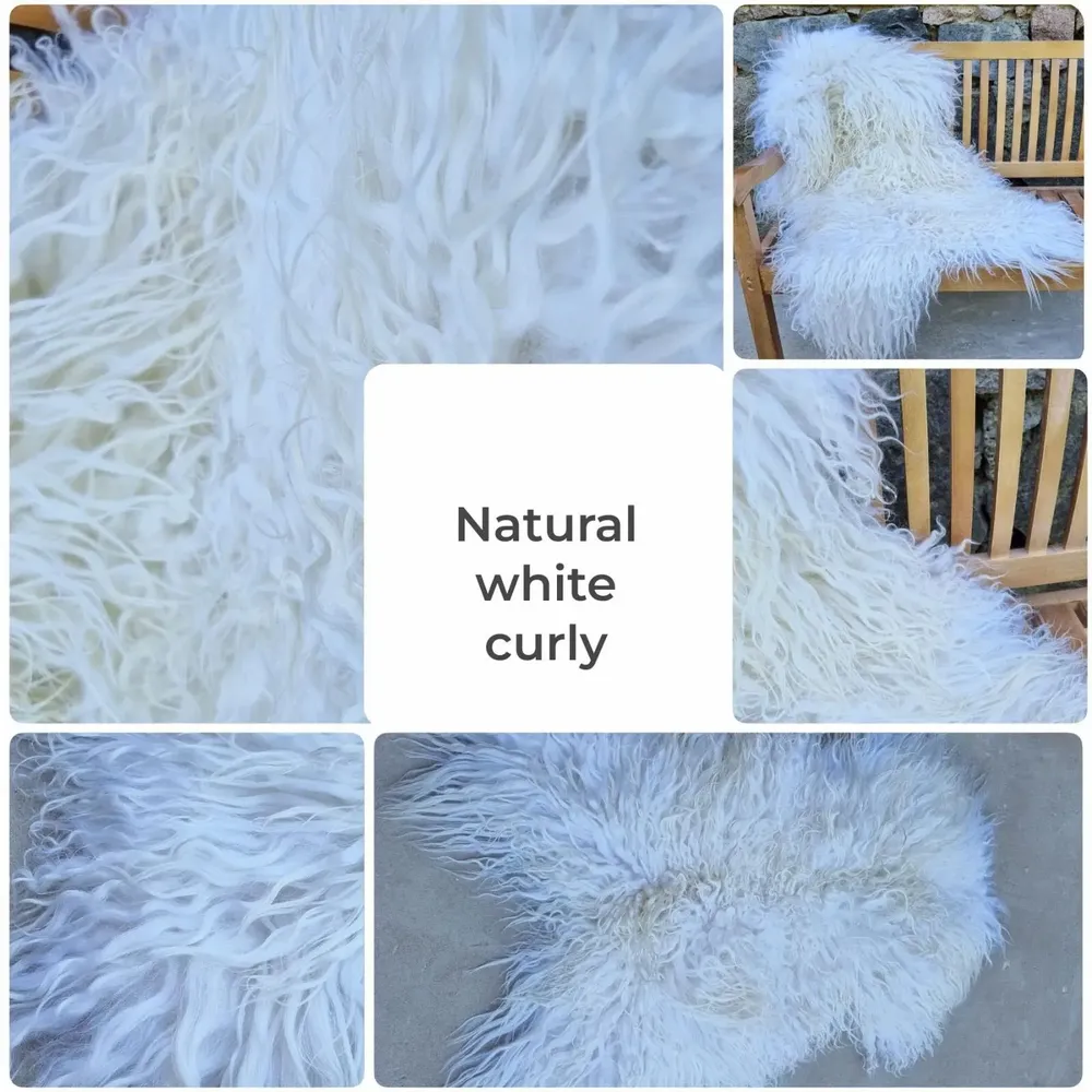 Objets de décoration - Peaux de mouton islandaises bouclées — Vente en gros B2B - PROVELLUS SHEEPSKIN PRODUCER