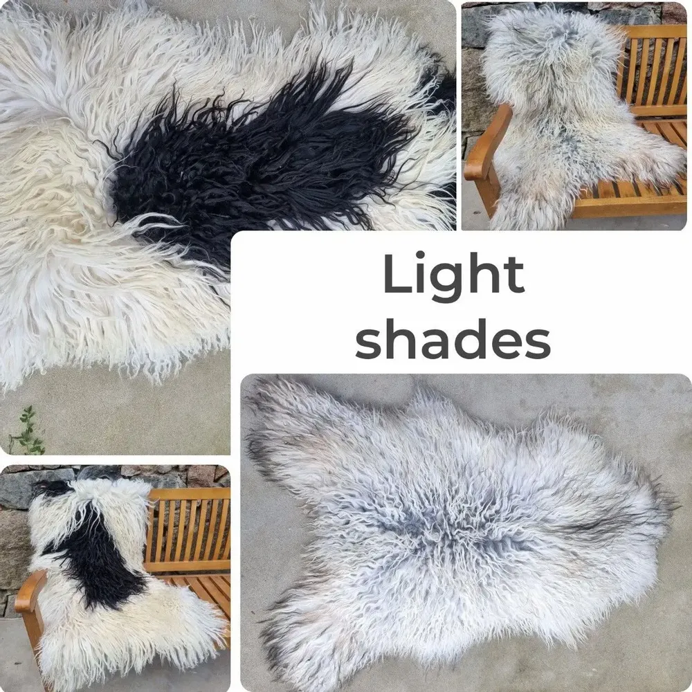 Objets de décoration - Peaux de mouton islandaises bouclées — Vente en gros B2B - PROVELLUS SHEEPSKIN PRODUCER