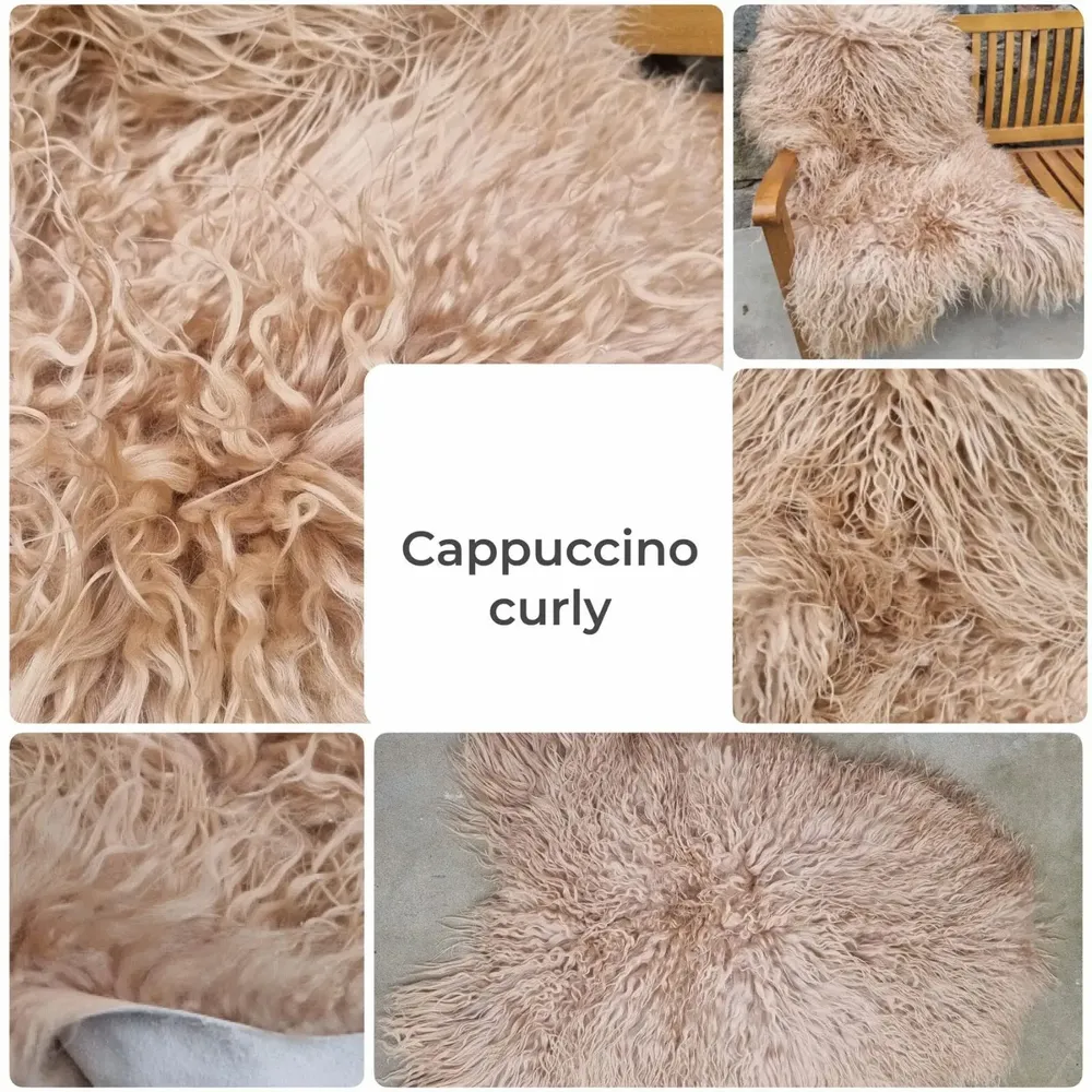 Objets de décoration - Peaux de mouton islandaises bouclées — Vente en gros B2B - PROVELLUS SHEEPSKIN PRODUCER