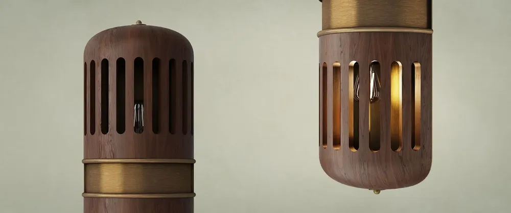 Appliques - Turing Wall Lamp Handmade by Wood Tailors Club - WOOD TAILORS CLUB