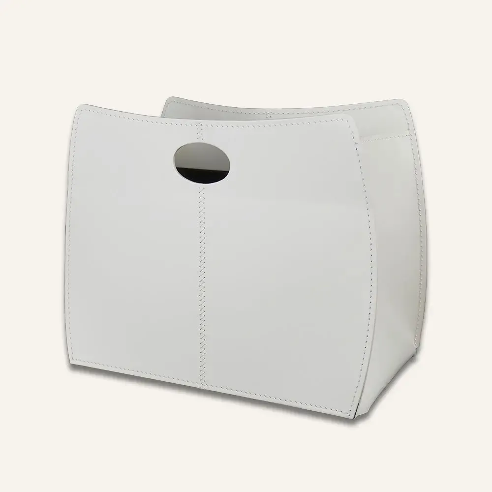 Organizer - Minimal magazine rack in leather VANDA - LIMAC DESIGN