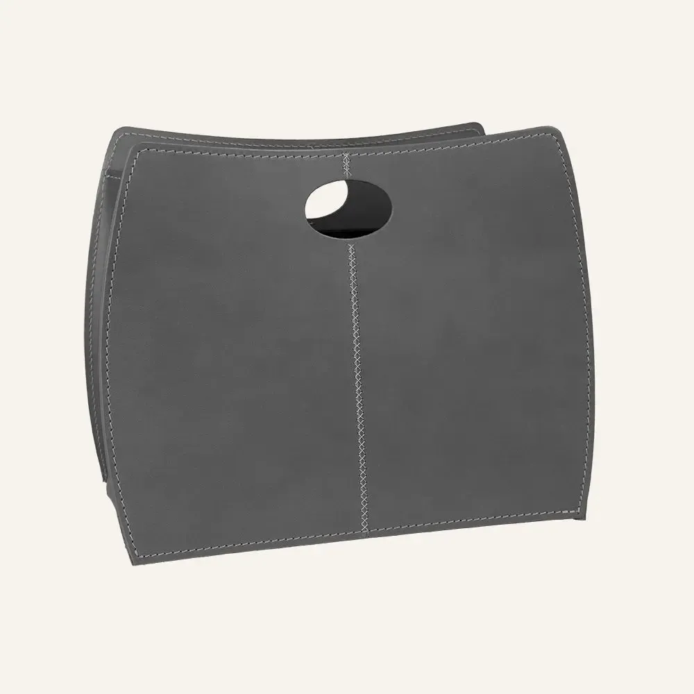 Organizer - Minimal magazine rack in leather VANDA - LIMAC DESIGN