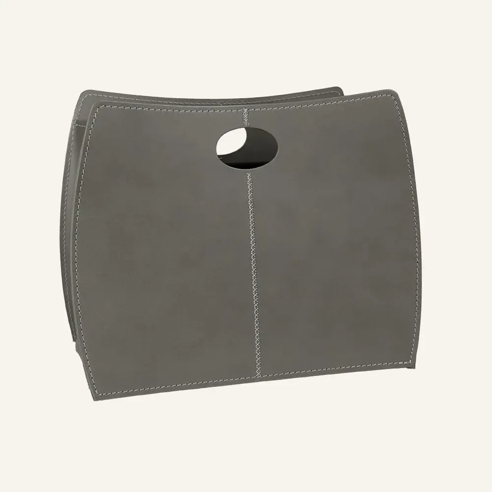 Organizer - Minimal magazine rack in leather VANDA - LIMAC DESIGN