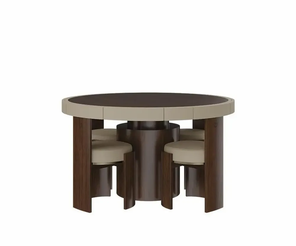 Tables Salle à Manger - Wellesly Game Table Handmade by Wood Tailors Club - WOOD TAILORS CLUB