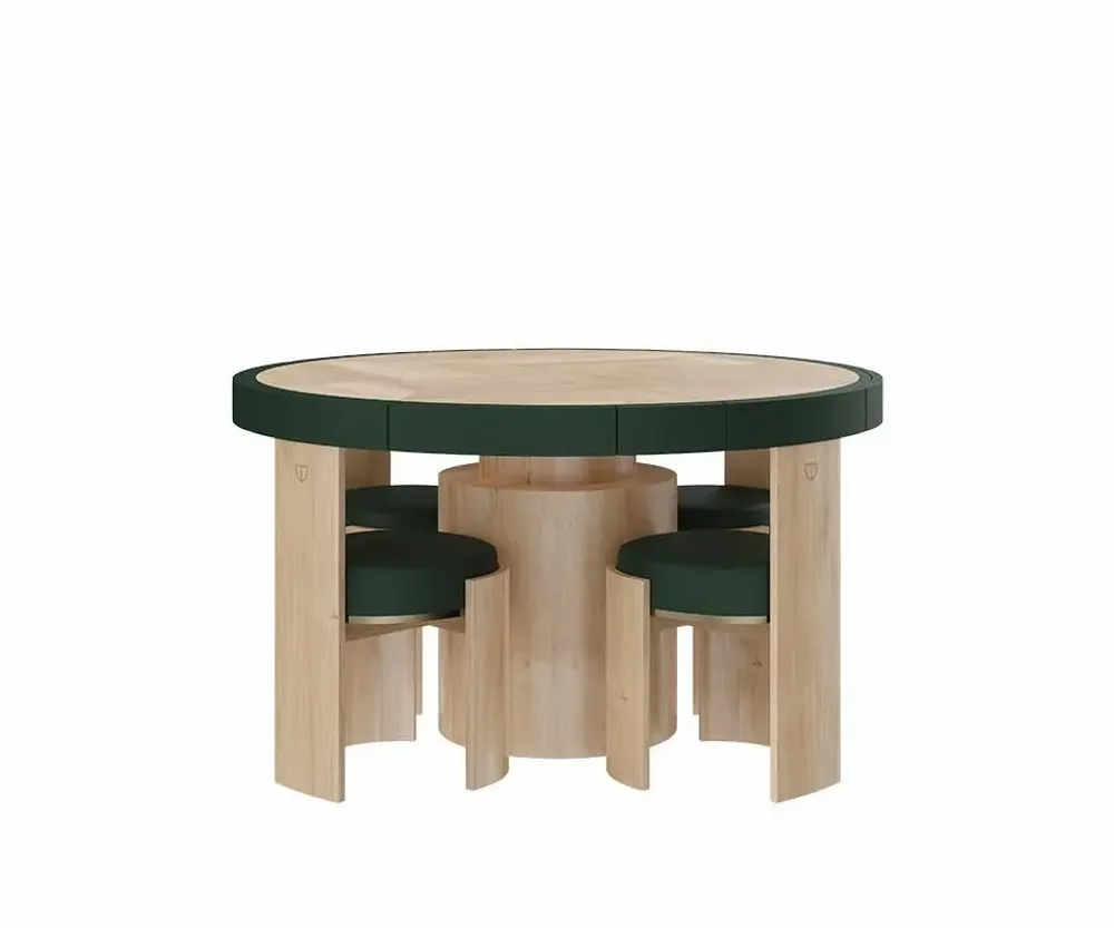 Tables Salle à Manger - Wellesly Game Table Handmade by Wood Tailors Club - WOOD TAILORS CLUB