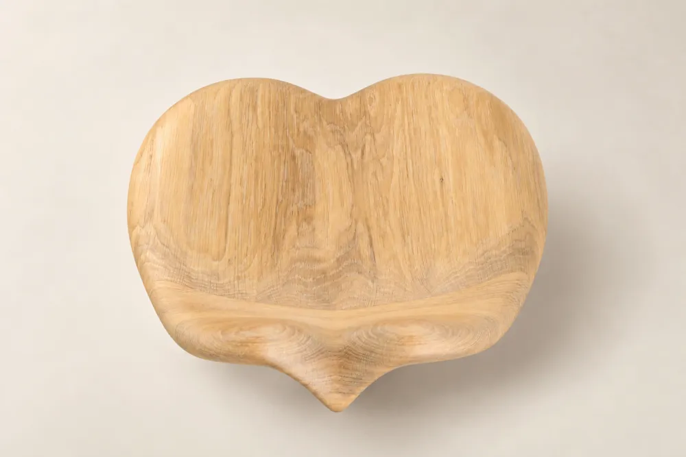 Chairs - Lyra | Sculpted Bar Chair | European Oak Wood - NEXART