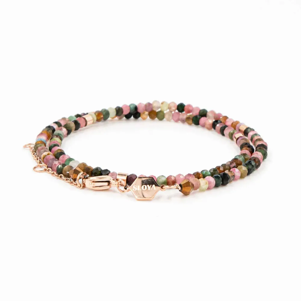 Bijoux - Bracelet Lumia en pierres Tourmaline - SLOYA