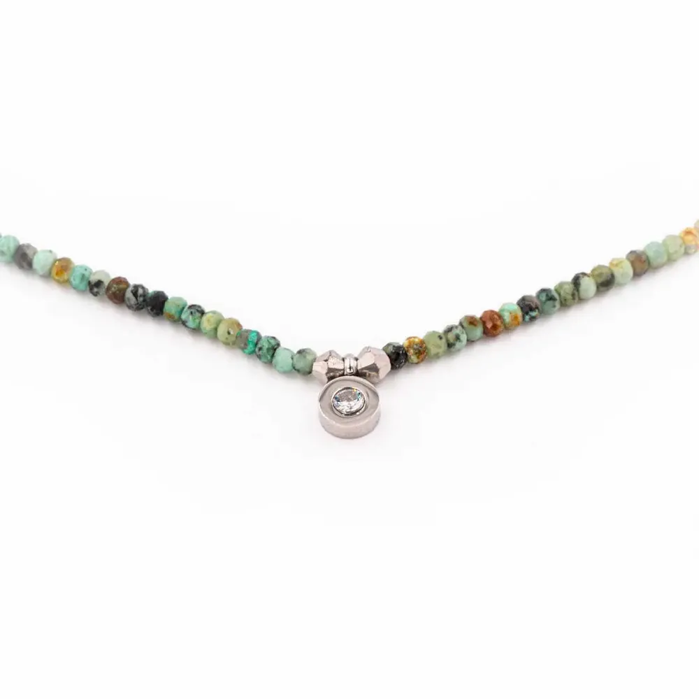 Cadeaux - Collier Lumia en pierres Turquoise - SLOYA