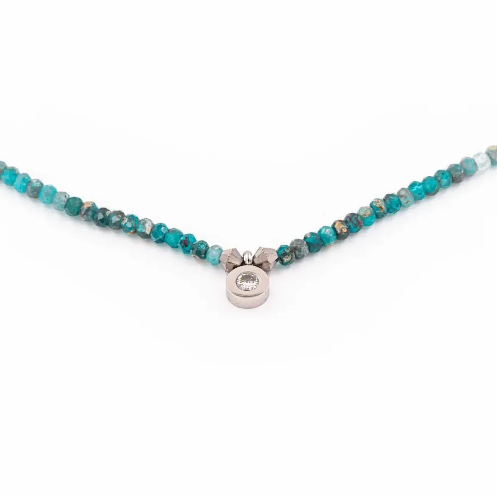 Cadeaux - Collier Lumia en pierres Apatite - SLOYA