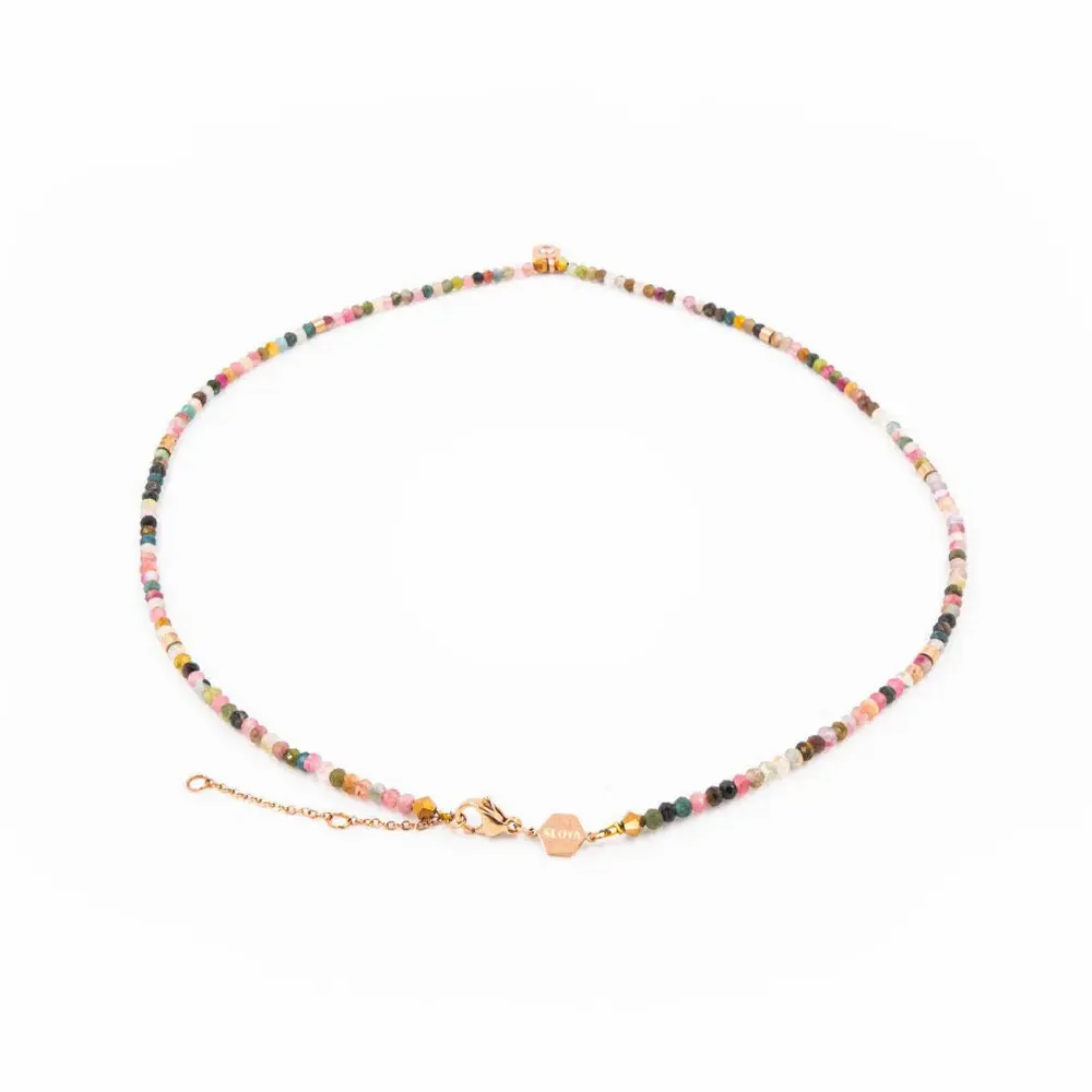Cadeaux - Collier Lumia en pierres Tourmaline - SLOYA