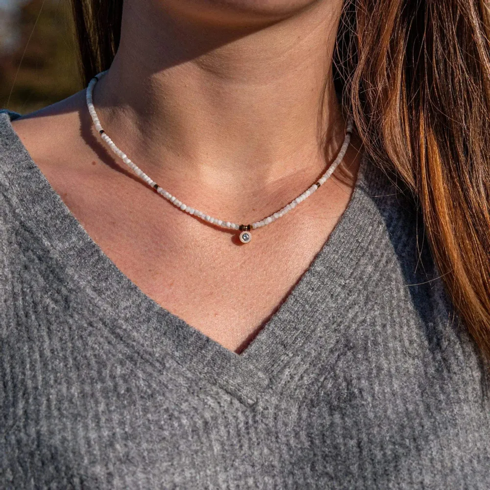 Cadeaux - Collier Lumia en pierres de Lune - SLOYA