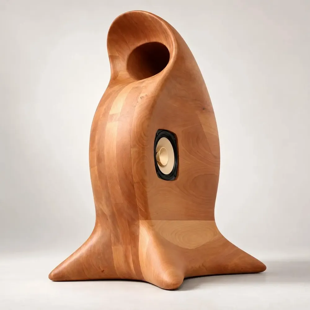 Speakers and radios - Hype | Sculpted Cherry BLH Loudspeaker - NEXART