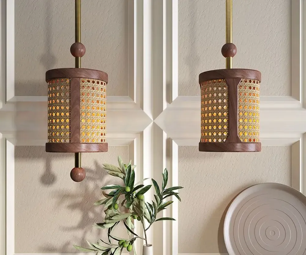 Suspensions - Hamilton Pendant Lamp Handmade by Wood Tailors Club - WOOD TAILORS CLUB