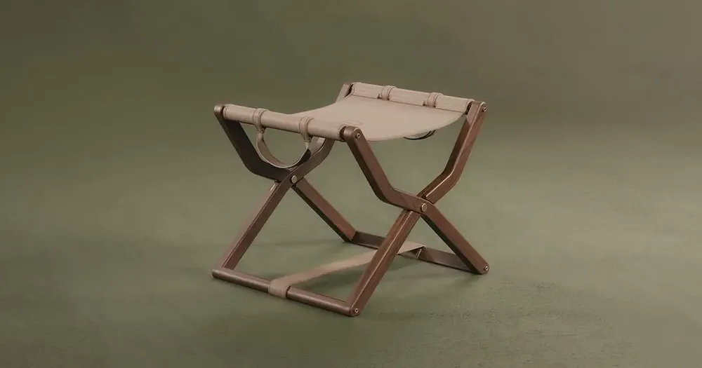 Tabourets - Korda Folding Stool Handmade By Wood Tailors Club - WOOD TAILORS CLUB
