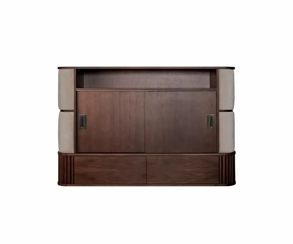 Buffets - Tom Bar Counter (Marble Top) Handmade By Wood Tailors Club - WOOD TAILORS CLUB