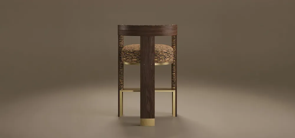 Chaises - Brooklyn Bar Chair Handmade by Porus Studio - PORUS STUDIO