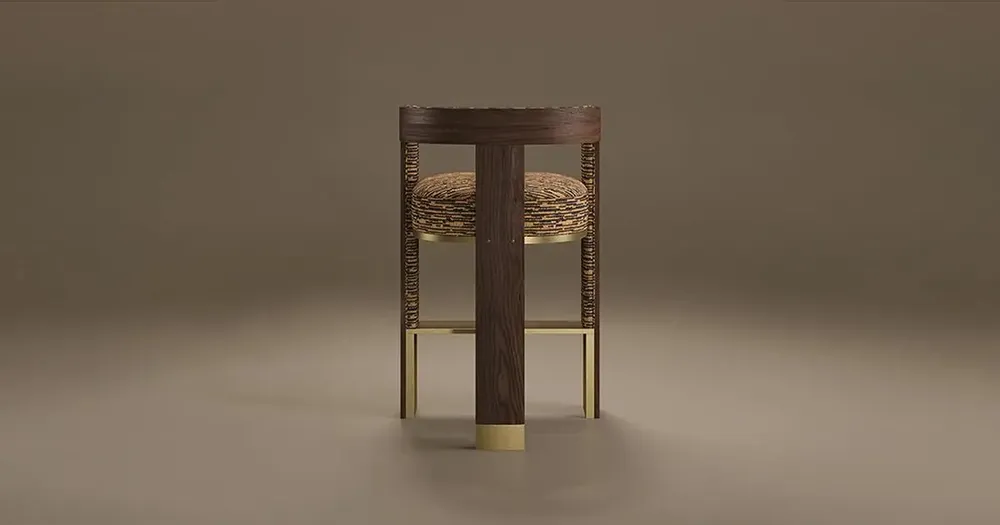 Chaises - Brooklyn Bar Chair Handmade by Porus Studio - PORUS STUDIO