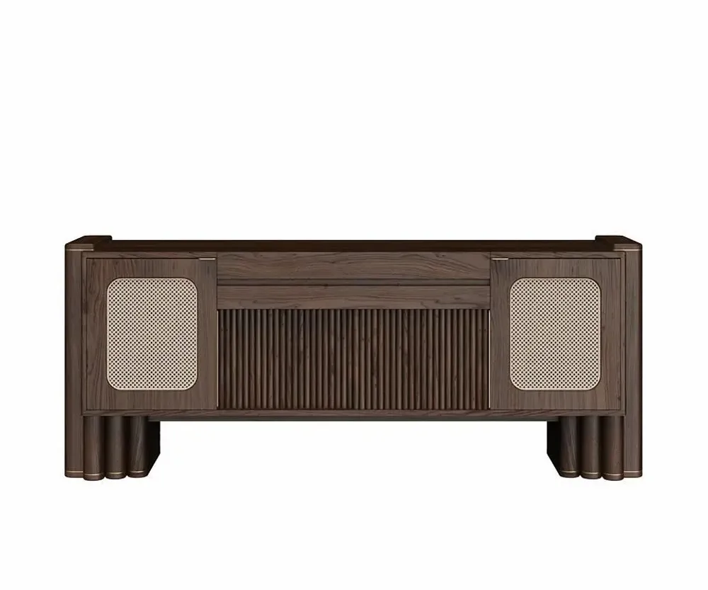Buffets - Ronnie Vinyl Sideboard Handmade by Wood Tailors Club - WOOD TAILORS CLUB