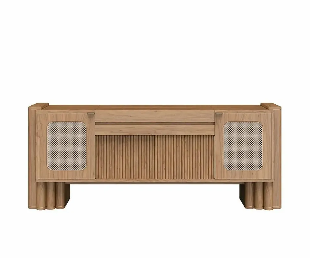 Buffets - Ronnie Vinyl Sideboard Handmade by Wood Tailors Club - WOOD TAILORS CLUB