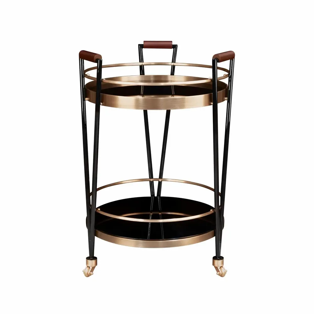 Trolleys - Crossroads Bar Cart Handmade by Porus Studio - PORUS STUDIO