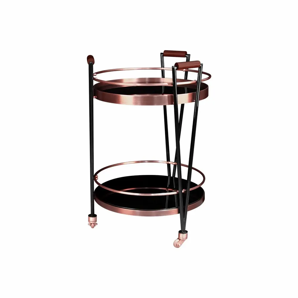 Trolleys - Crossroads Bar Cart Handmade by Porus Studio - PORUS STUDIO