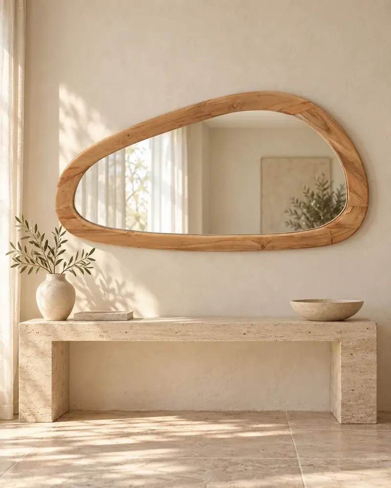 Miroirs - Le Miroir Organic - Naturel - XL - BAZAR BIZAR LIVING