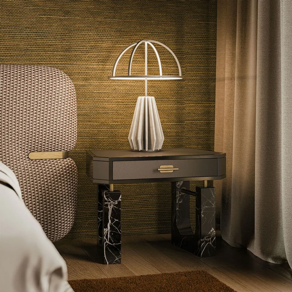 Night tables - Lincoln Bedside table Handmade by Porus Studio - PORUS STUDIO