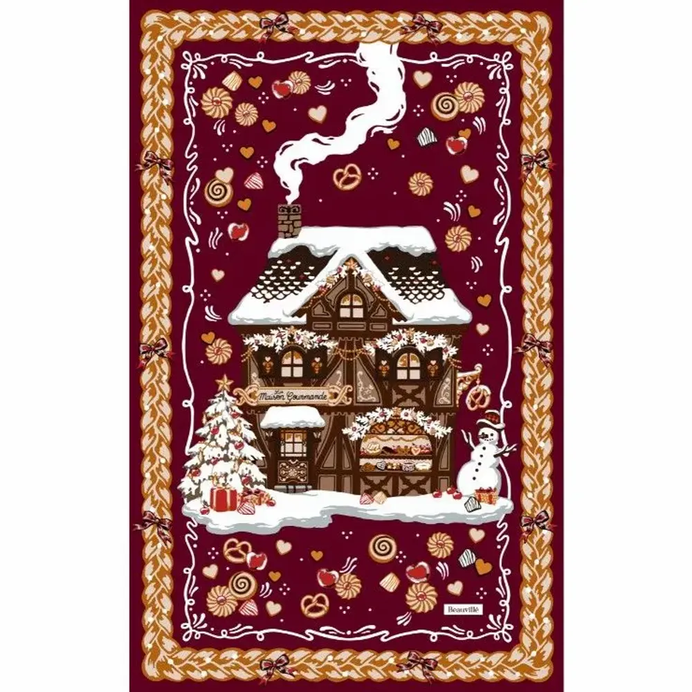 Linge de table textile - Torchon La Maison Gourmande - BEAUVILLÉ