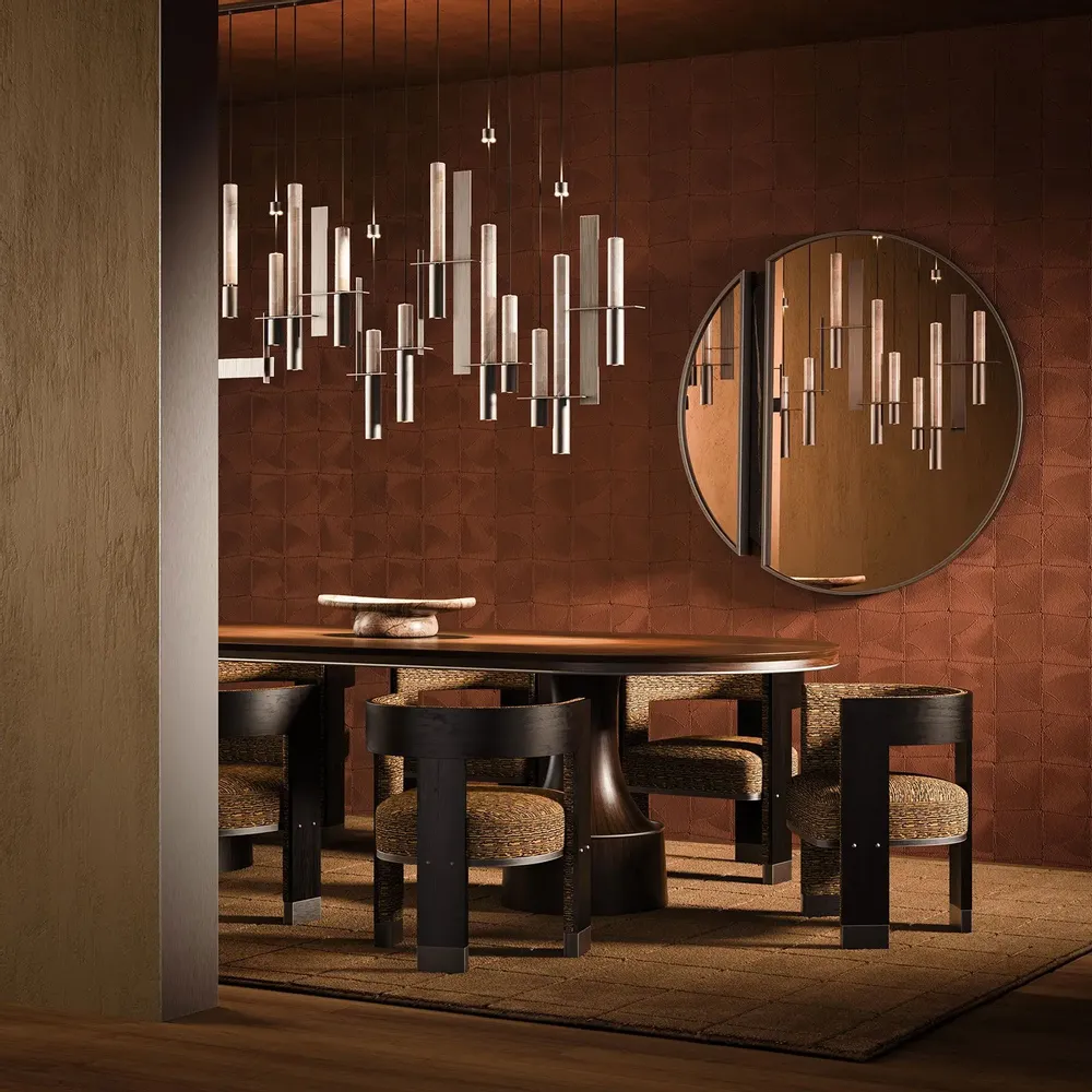 Ceiling lights - Portland Suspension Lamp Handmade by Porus Studio - PORUS STUDIO