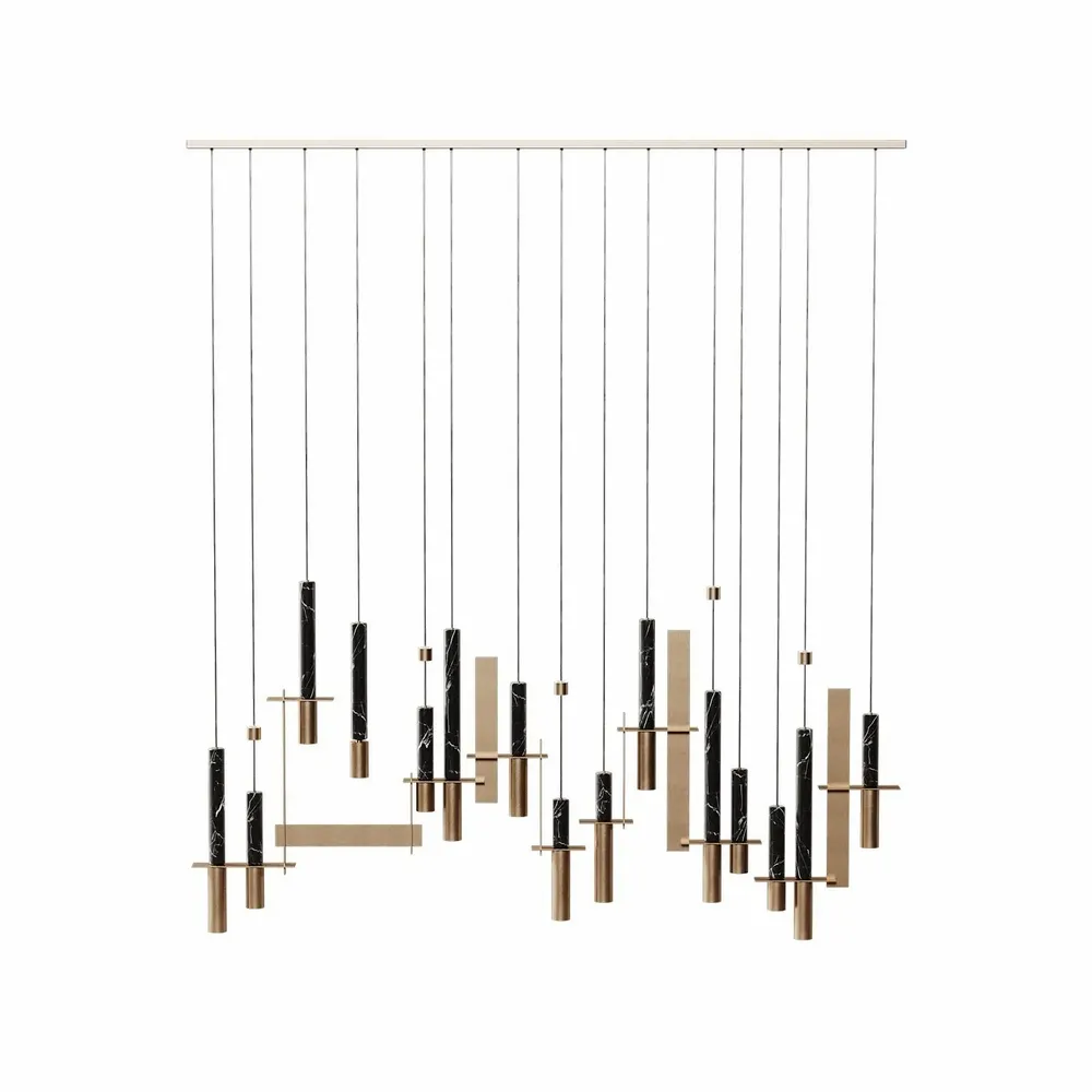 Ceiling lights - Portland Suspension Lamp Handmade by Porus Studio - PORUS STUDIO