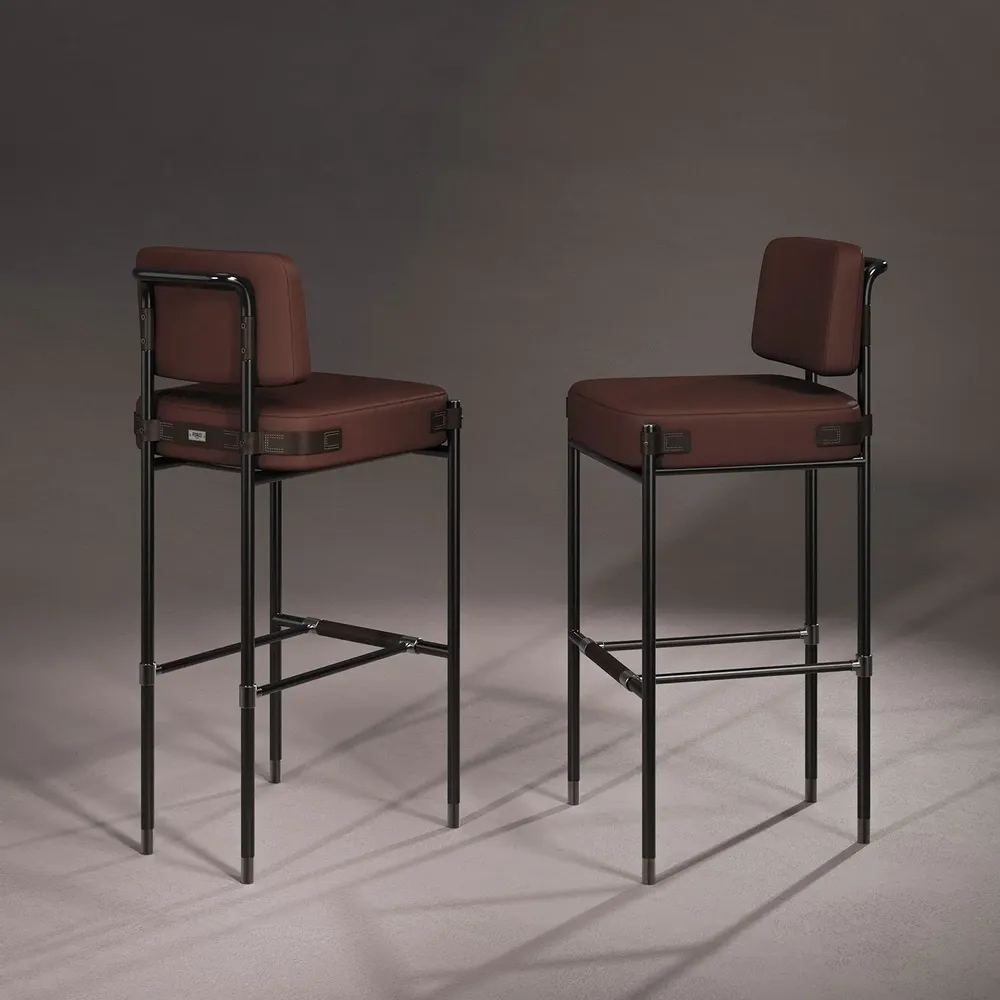 Chaises - Fulton Bar Chair Handmade by Porus Studio - PORUS STUDIO