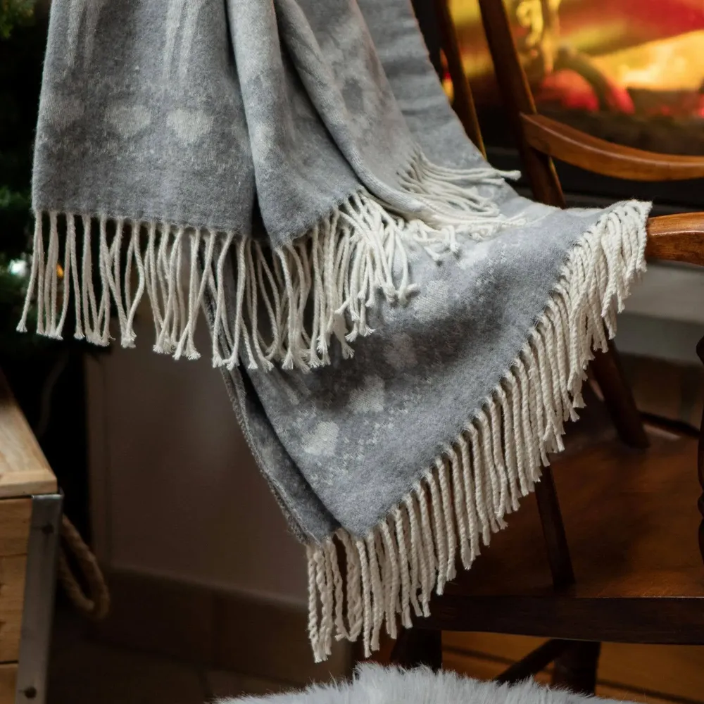 Fabrics - Babele recycled-cotton moose throw - SOFIA TOSCANO